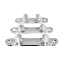Straight Fairlead High Quality 316 Stainless Steel Marine Sailing Boat Deck Cleat Bow Chock Marin grade surface polishing