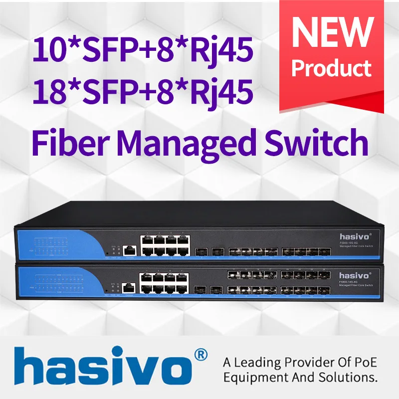 16SFP 8GE fiber Managed switch ethernet switch gigabit 16 port SFP 8 Port 1000M RJ45 10SFP 8GE Management Ethernet Switch