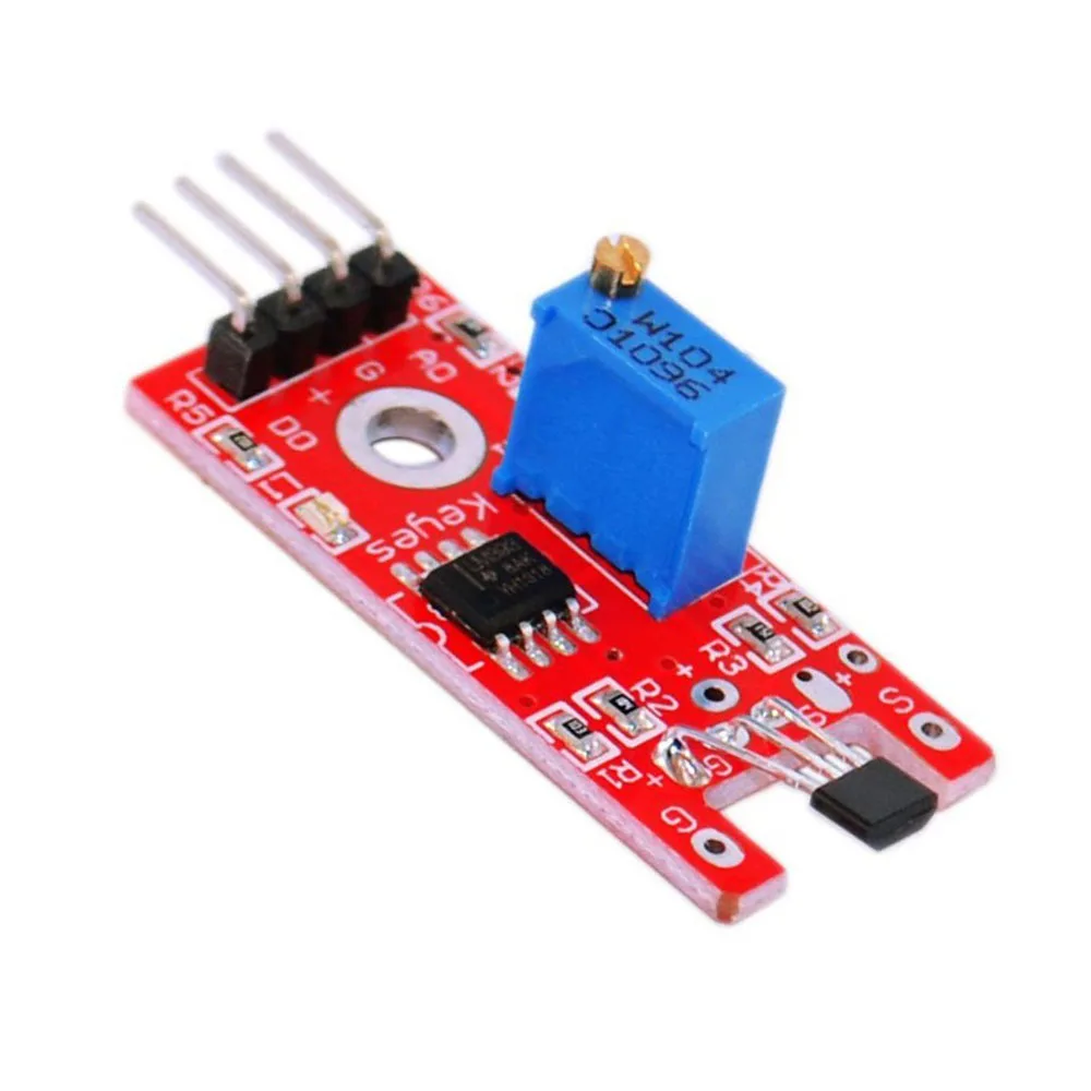 Magnetic Sensor Smart Electronics 4pin KY-024 Linear Magnetic Hall Switches Speed Counting Sensor Module for arduino DIY Kit