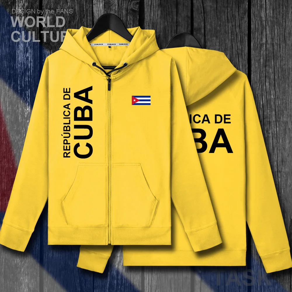 Cuba Cuban CU CUB mens sweatshirt hoodies winter zipper cardigan jerseys coats men jackets clothes nation tracksuit fashion 2018