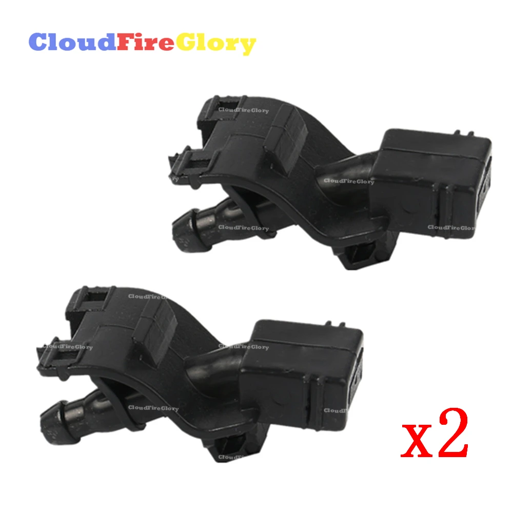 CloudFireGlory For Toyota Camry XV40 Corolla Altis E140 2006-2015 Pair Left+Right Car Windshield Wiper Washer Spray Nozzle