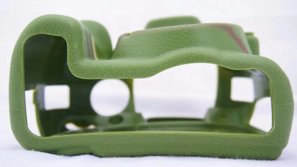 Sac en Silicone souple pour appareil photo Nikon, housse de protection en caoutchouc, Camouflage, noir, rouge, pour D3100, D3200, D3300