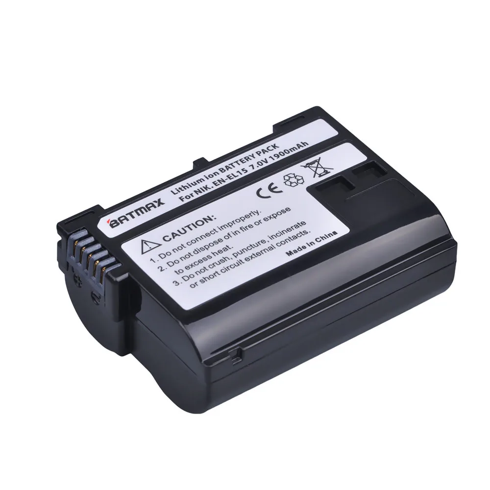 1 قطعة فك التشفير EN-EL15 ENEL15 EN EL15 بطارية الكاميرا لنيكون D500 ، D600 ، D610 ، D750 ، D7000 ، D7100 ، D7200 ، D800 ، D850 ، D810 ، D810A و 1 V1