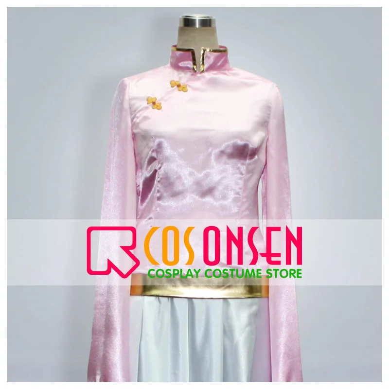 

COSPLAYONSEN Hetalia Taiwan Cosplay Costume Pink and White Dress All Size New