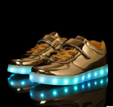 New Summer Children Breathable Sneakers Fashion Sport Led Usb Luminous Lighted Shoes for Kids Running Boys Casual Girls Flats