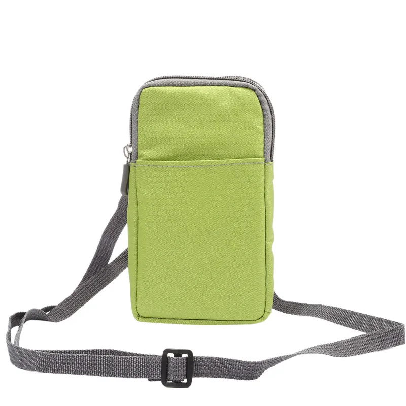 CHEZVOUS Nylon Universal Phone Bag for iPhoneX XR XS MAX 7 8 6plus Belt Clip Pouch with Shoulder Strap for Samsung Huawei Xiaomi