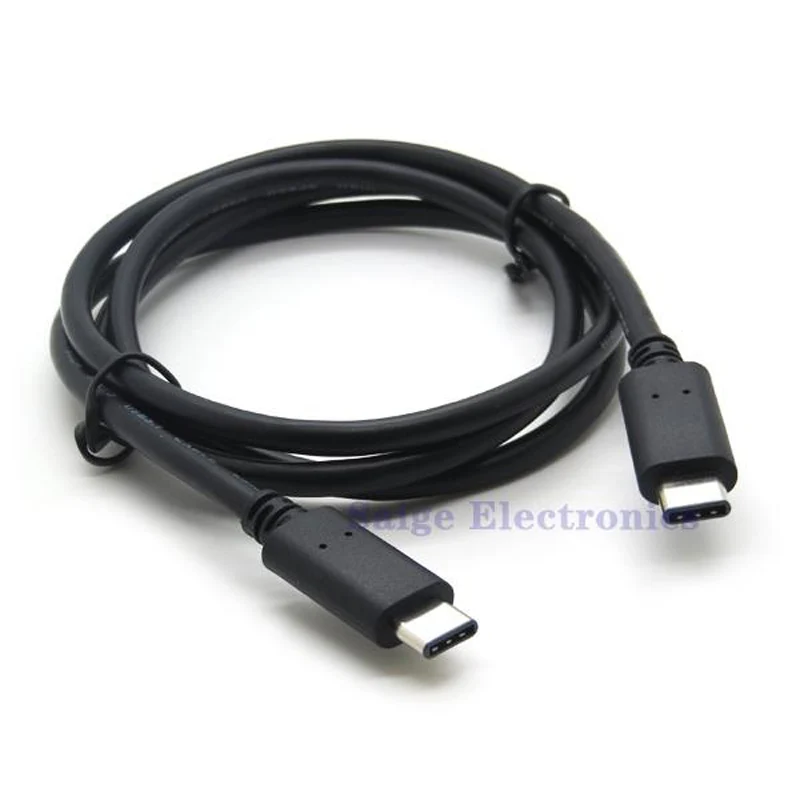 100M USB 3.1 Type C to Type C Male to Male Charging Cable for 12 inch Retina MacBook Google Nokia