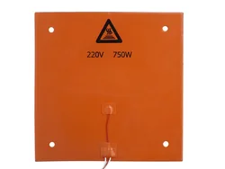 Silicone Heater Pad 310x310mm / 400x400mm / 508x508mm 110V/220V 750W for 3D printer accessories CR-10 CR-10 S4 S5 hot bed