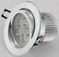 Dimmable 5W LED Ceiling Fixture Down Light Lamp Clear Glass Office Shop Lobby