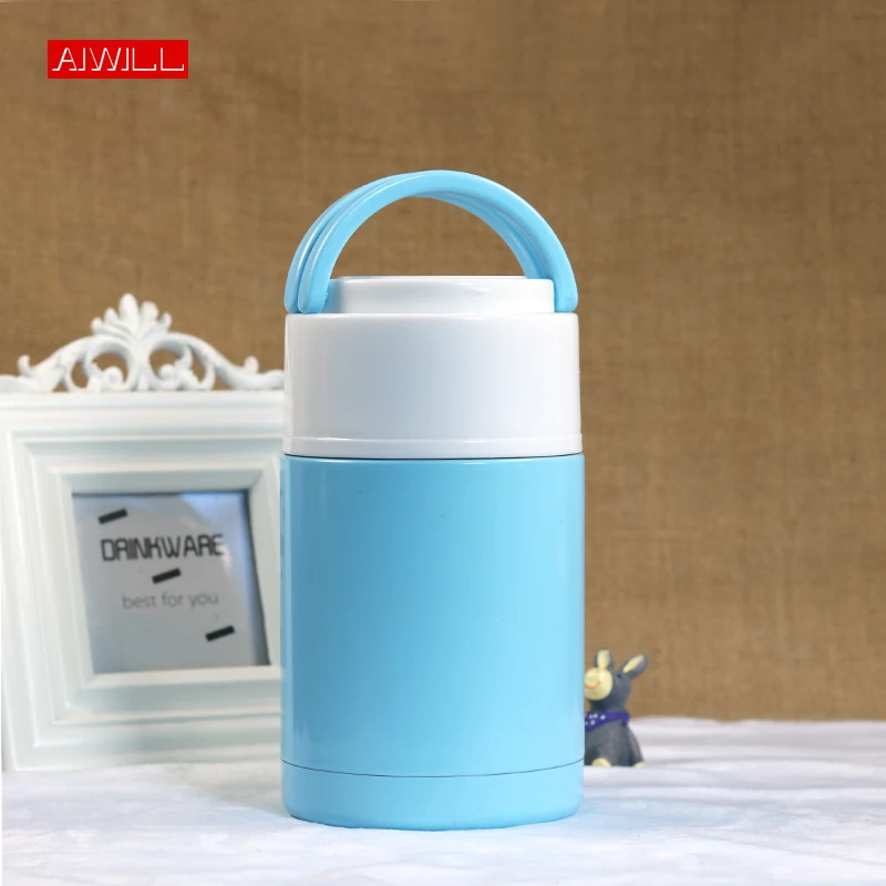 

AIWILL 1000ml Colorful High Quality Hot Food Thermos 304 Stainless Steel Insulated Thermal Lunch Box Food Containers