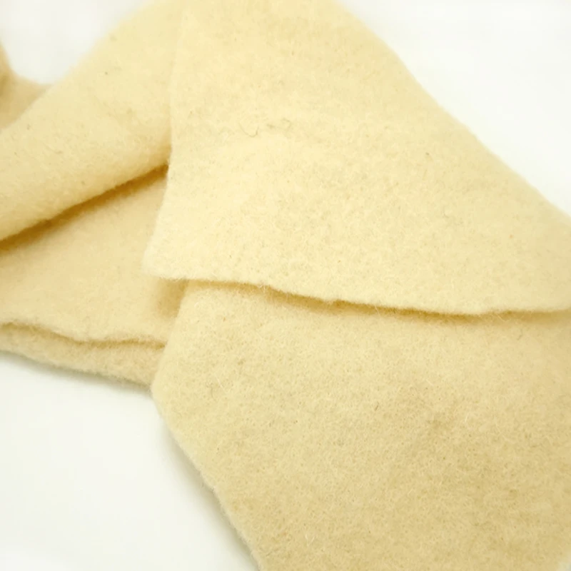 wool Batt /semi-felting wool for needle felt, felting needle ,Spinning fiber, Photo props Yellow cream