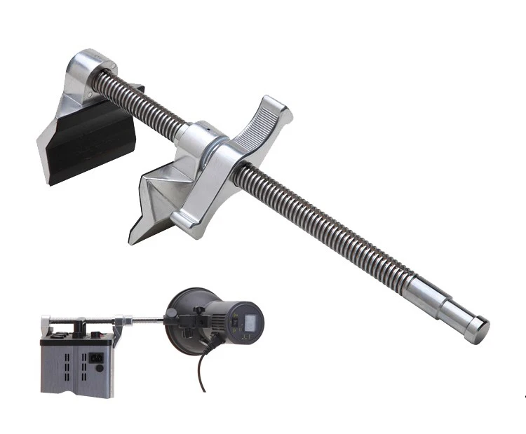 

320 мм, 6 дюймов, концевая губка, рукоятка 5/8 дюйма, штифт с отверстием, зажим для камеры 16–200 мм