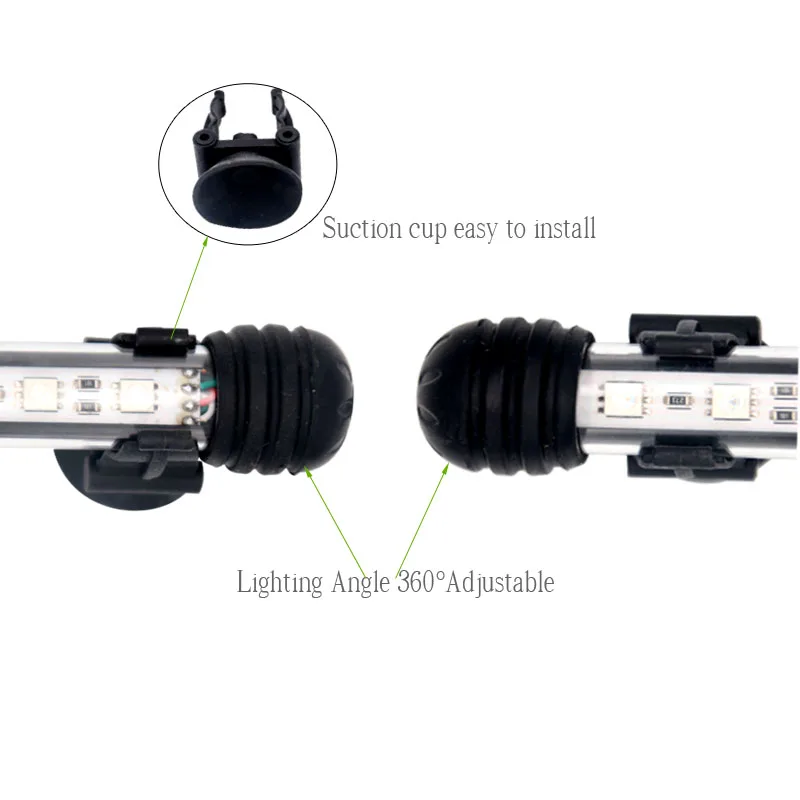 RGB Acquario Luce Marine Controller Bluetooth Carro Armato di Pesci Led Apparecchio di Illuminazione Per Acquario Ha Condotto La Luce Sommergibile