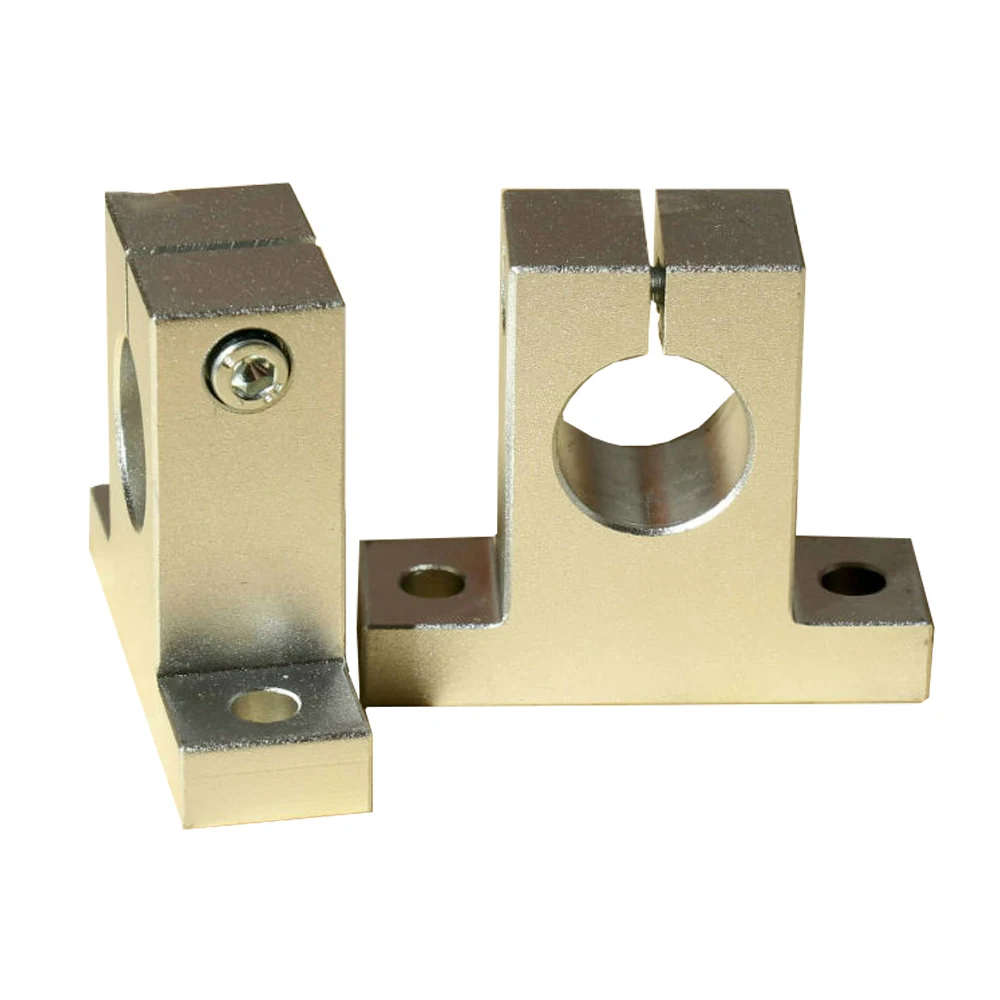 Aluminum alloy vertical support seat locking mount optical axis guide bracket SK60 bearing support accessories