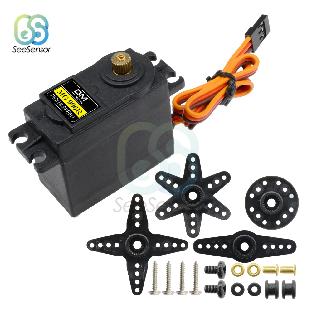 MG996R MG996 MG 996R Metal Gear Digital RC Servo High Speed & Torque RC CAR 1/8