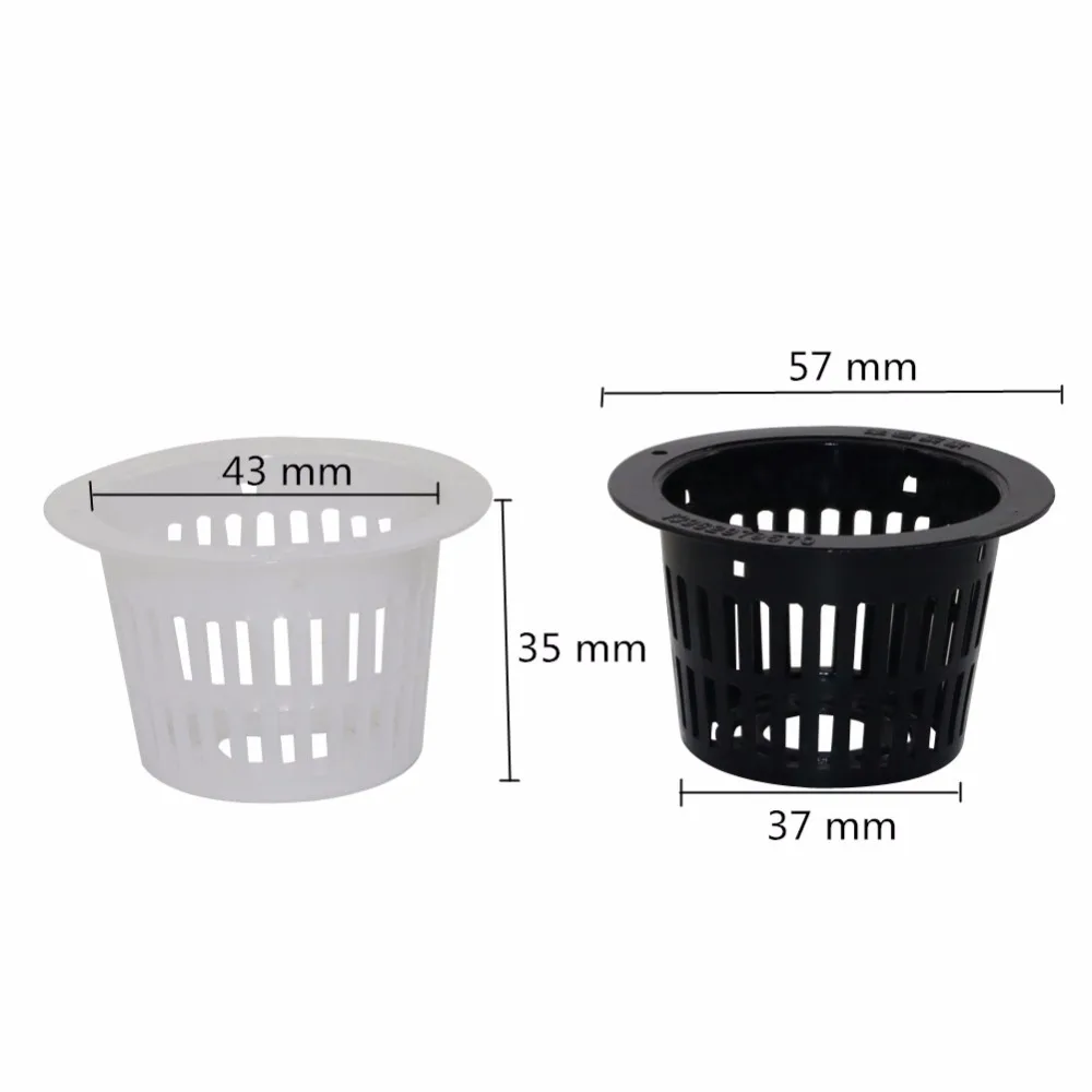 40 Pcs Mesh Pot Net Basket Soilless cultivation Cloning Hydroponic Collar Foam Insert Plant Hydroponic Aeroponic Planting Grow