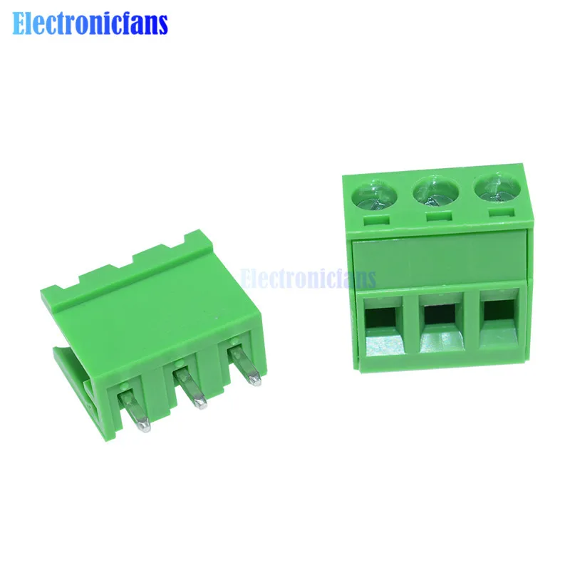 10Pcs KF2EDGK KF-3P 3PIN Right Angle Plug-in Terminal Contor 5.08 MM PITCH