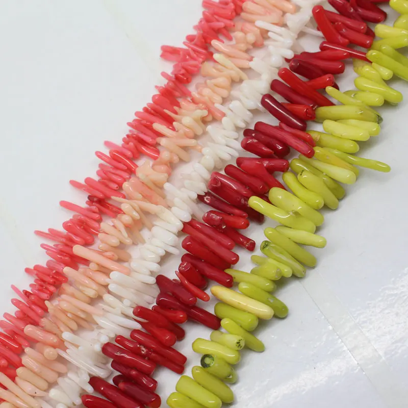 Mini. order is $7! 5 ~ 20mm Multicolor Coral Tak Plantlet Twig Freeform Losse Kralen 15