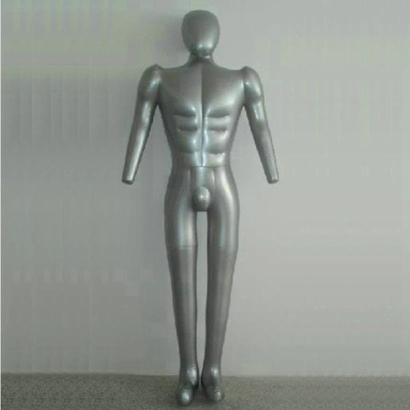 New 1 Pc Man Whole Body With Arm Inflatable Mannequin Fashion Male Dummy Torso Model 1028