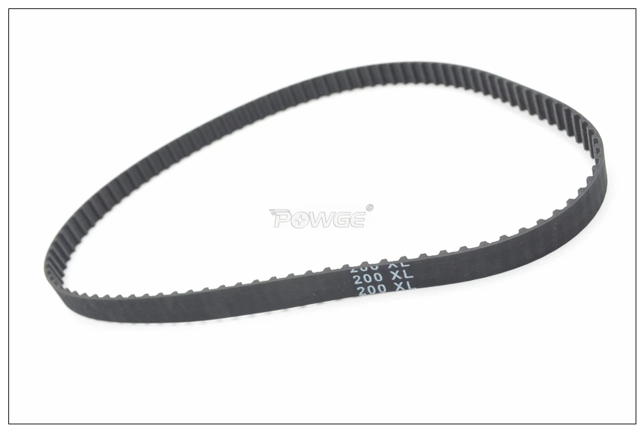 POWGE 200/202/204/206/208 XL Timing Belt W=6.35/9.4mm Perimeter 508/513.08/518.16/523.24/528.32mm Rubber XL Belt Inch Trapezoid