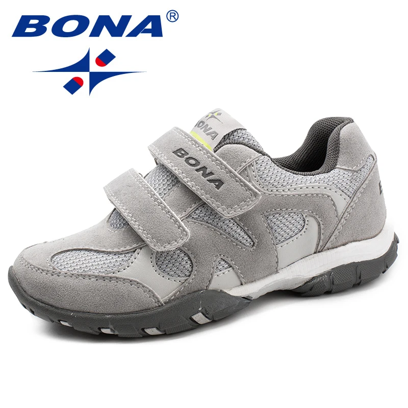 

BONA New Arrival Classics Style Children Casual Shoes Hook & Loop Boys Loafers Outdoor Fashion Sneakers Light Fast Free Shipping