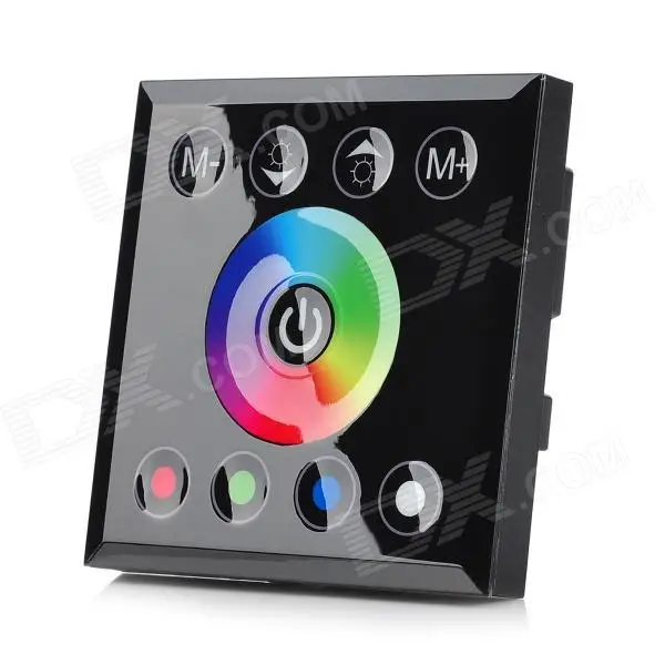 4-CH LED RGB Controler Touch Panel Controller Dimmer for RGB Strip Module (DC 12V/24V) Free Shipping