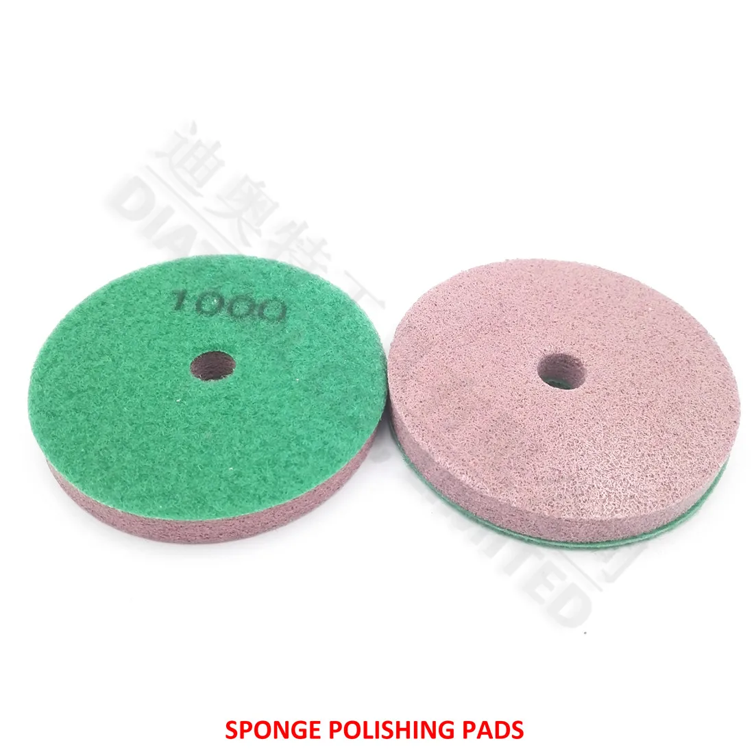 DIATOOL 10pcs 100MM Sponge Diamond Polishing Pads for marble soft Stone Grit 1000 New type sanding discs