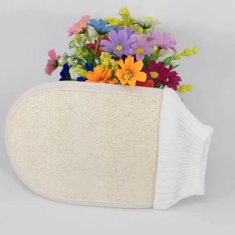 

hot sell New fashion Bathroom Products Natural Convenient Practical Loofah Bath Rub Bath Glove