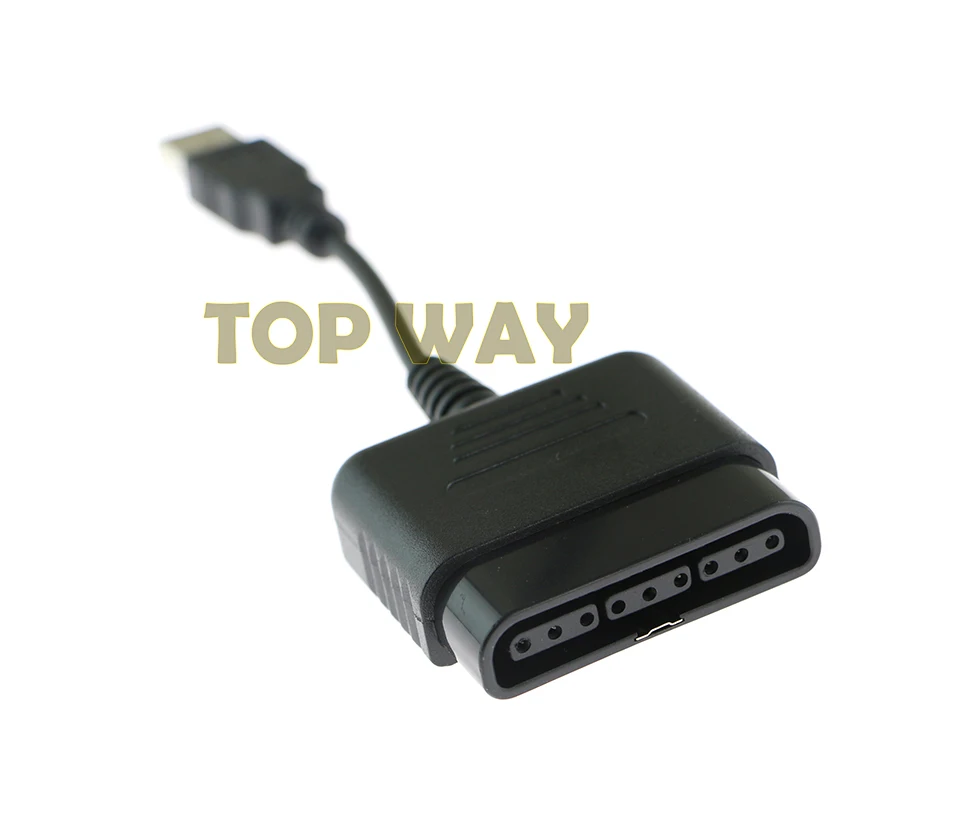 1 قطعة لمحطة اللعب PS2 2 Joypad GamePad إلى PS3 PC USB ألعاب تحكم محول محول بدون سائق #6