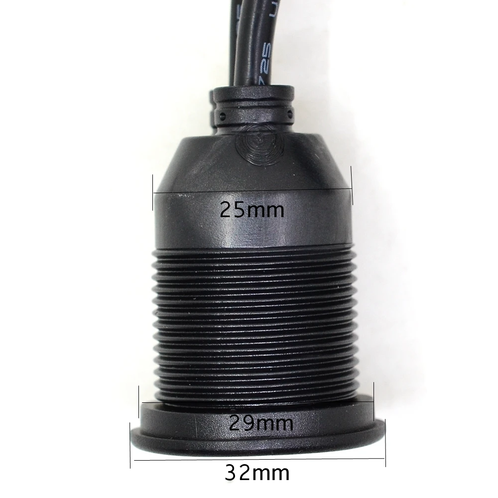 1M 2 Ports Dual USB 2.0 AUX Flush Mount Car Mount Extension Cable For Car Truck Boat Motorcycle Dashboard Panel 3FT