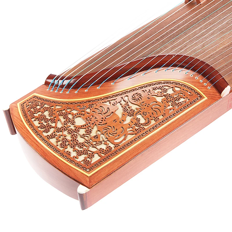 

SevenAngel Professional 10 Level Playing Guzheng Yangzhou Musical Instruments Chinese 21 Strings Zither With Full Accessories