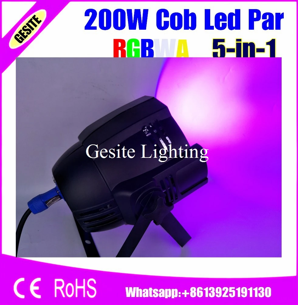 

2pcs/lot 200W Profile Light Stage Truss Mounting Light COB Led Par Light Club Bar DJ Stage Party DMX Control