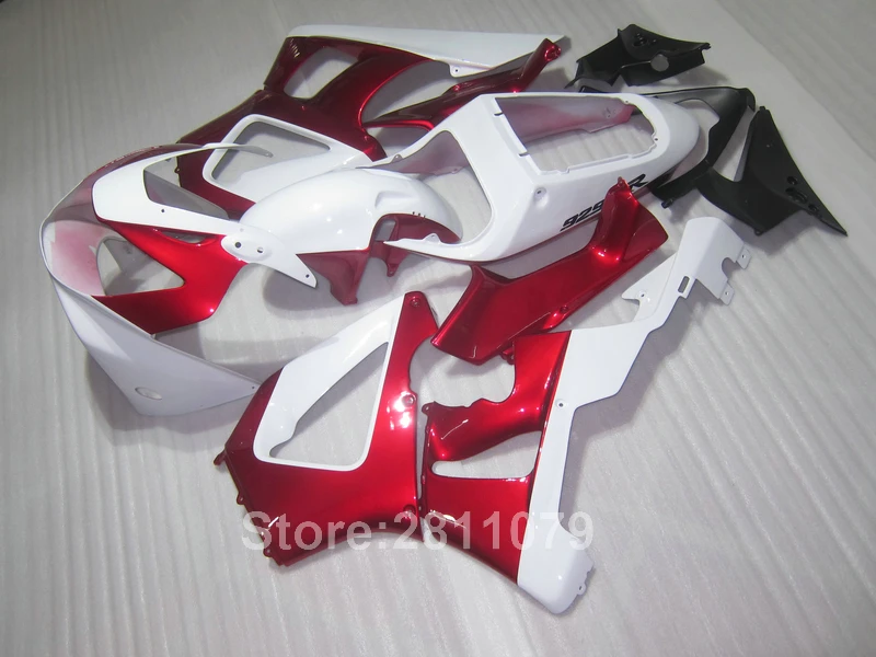 Kit de carenado de moldeo por inyección para Honda CBR929RR 00 01 juego de carenados blanco rojo vino CBR929RR 2000 2001 PA07