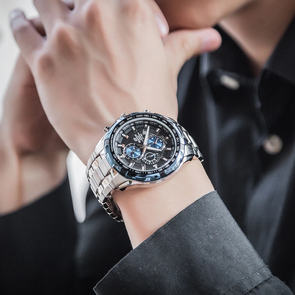 Reloj Casio Edifice reloj de los mejores hombres de la marca de lujo reloj de cuarzo Luminoso Cronógrafo Luminoso de los hombres reloj F1 elemento