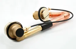 Copper rotary bathtub water removal device sewer pipe chorme or golden bathtub drain Bath Waste and Overflow