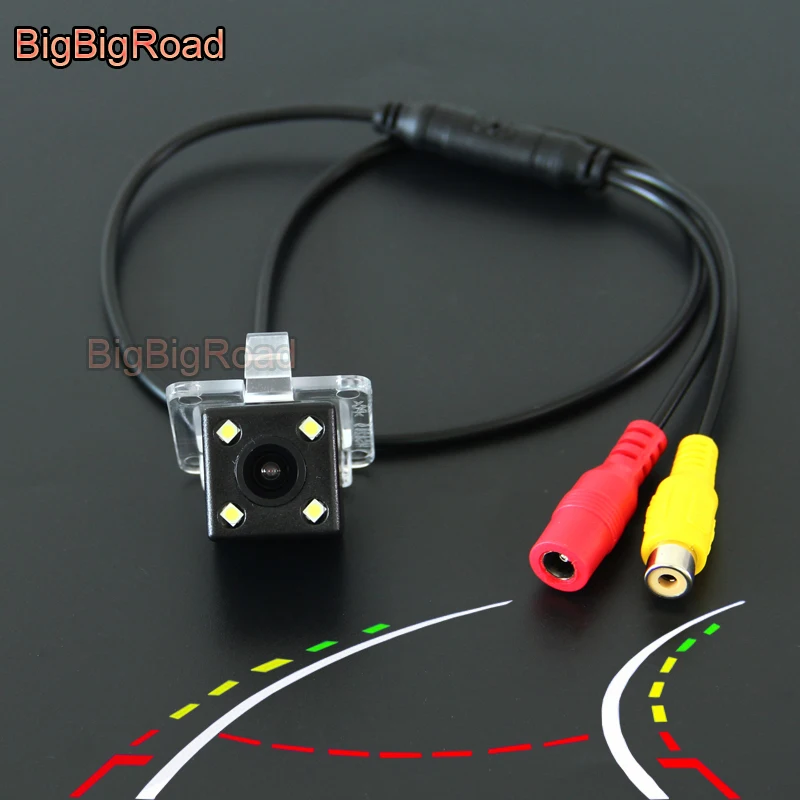 

BigBigRoad Car Intelligent Dynamic Trajectory Tracks Rear View Backup Camera For Haval Great Wall H6 2011 2012 2013 2014 2015