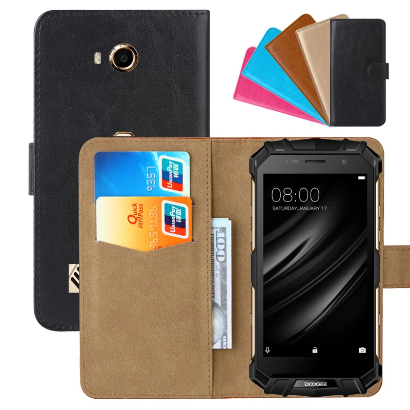 

Luxury Wallet Case For Doogee S60 Lite PU Leather Retro Flip Cover Magnetic Fashion Cases Strap