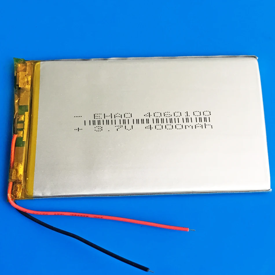 3.7V 4000mAh Polymer Lithium LiPo Rechargeable Battery Cells For GPS DVD PAD E-book Tablet PC Laptop Power Bank 4060100