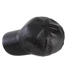 Fashion Faux Leather Baseball Cap for Women #4