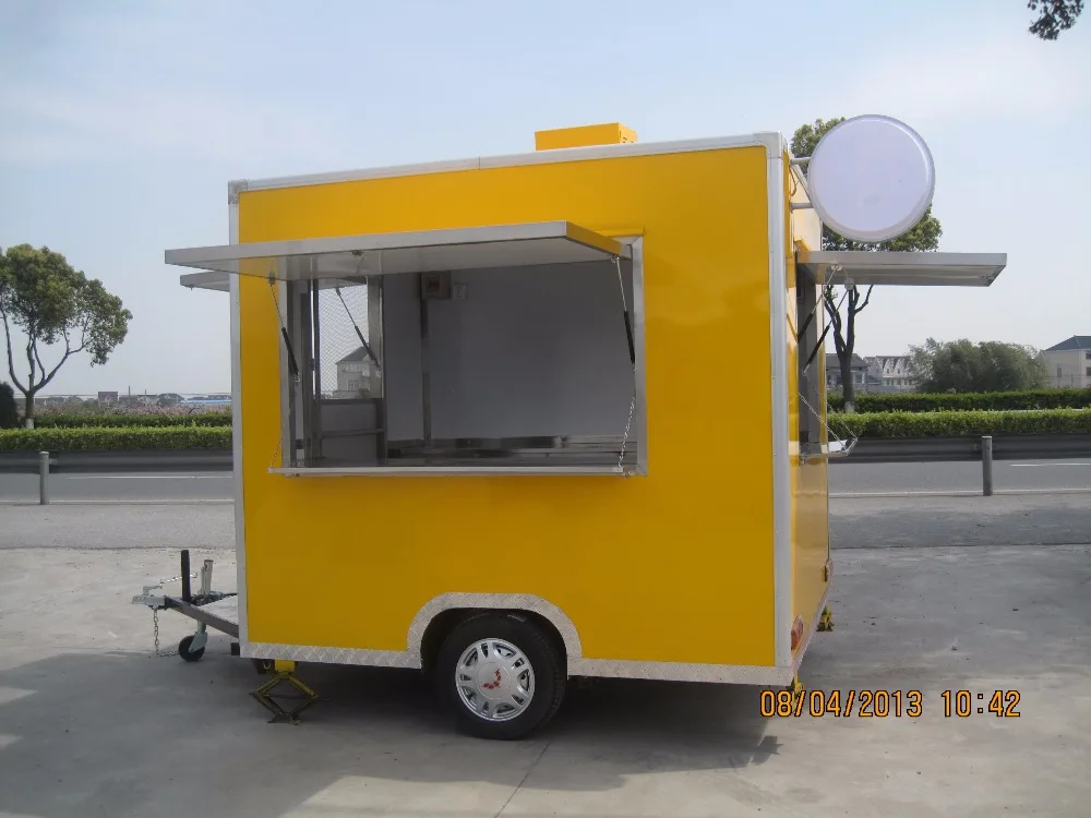 Food trolley cart price food trucks mobile food cart for sale image 3