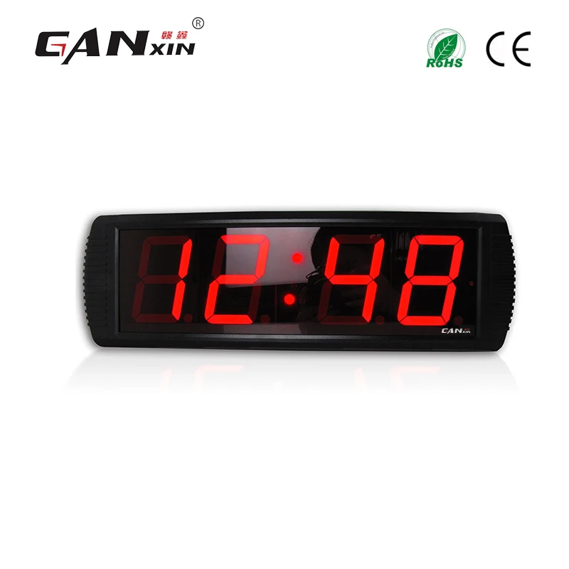 [Ganxin]4 Inch Countdown Timer 12V Wall Mounted Cheap Led Digital Clock Desk Clock Timer