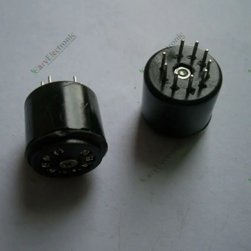 Wholesale and retail 2PCS 9PIN bakelite TUBE SOCKET SAVER FR 12AX7 12AU7 ECC82 ECC83 amp audio parts free shipping