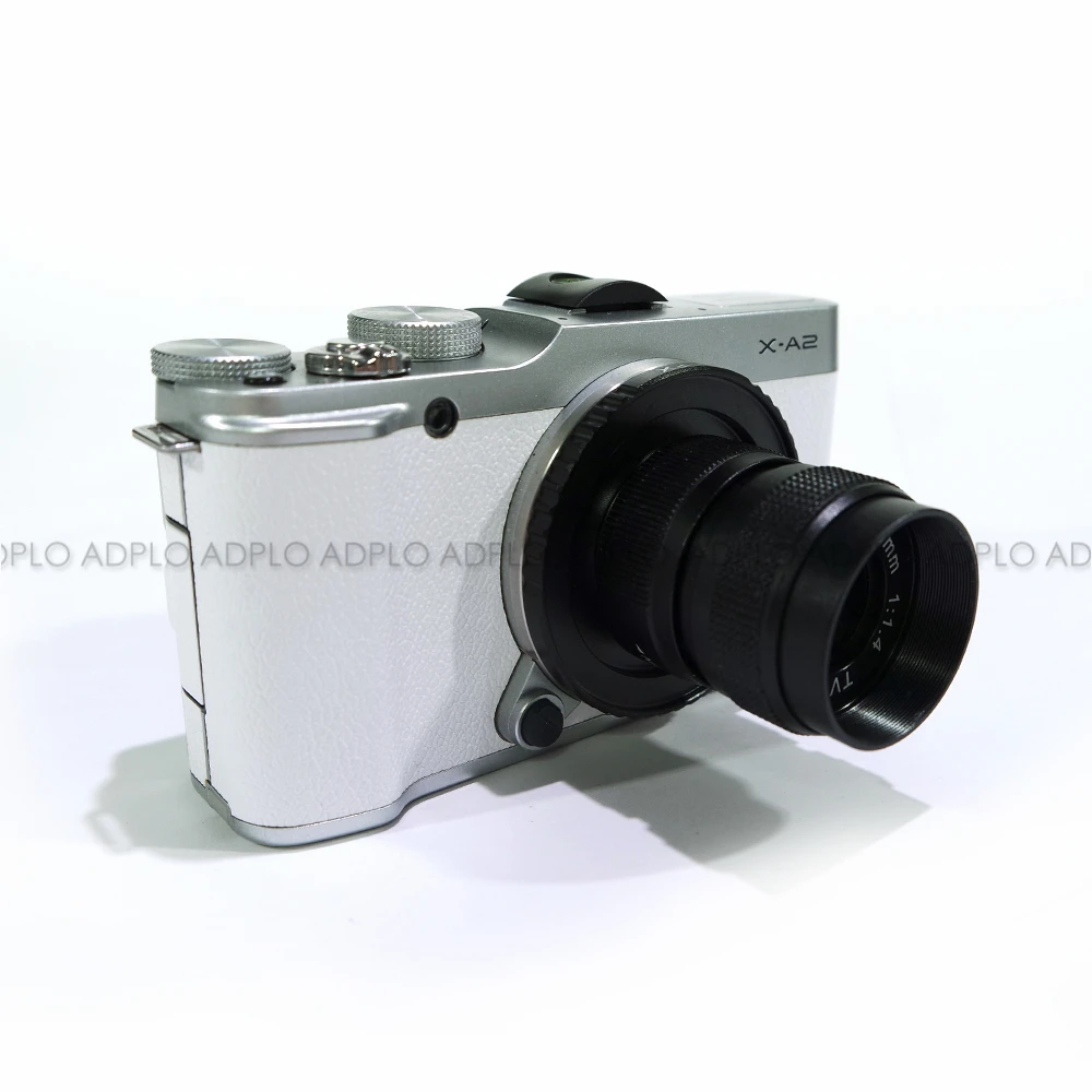 Pixco 25mm F1.4-C Televisie TV Lens Pak voor C Mount Camera in Zwart