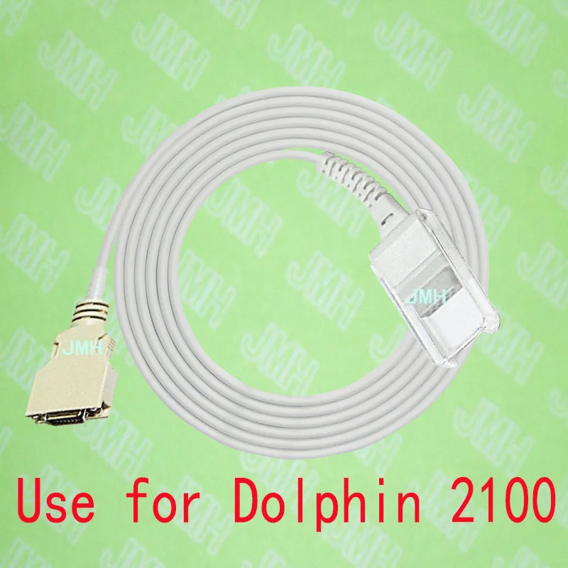 

Compatible with Dolphin Medical 2100 Pulse Oximeter the 110 Spo2 sensor adapte cable, 3M 14pin to DB9F.