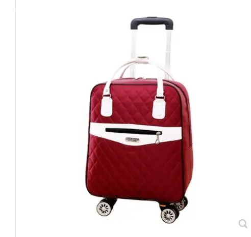 Wheeled bag for travel  Women travel backpack with wheels trolley bags Oxford large capacity Travel Rolling Luggage Suitcase Bag