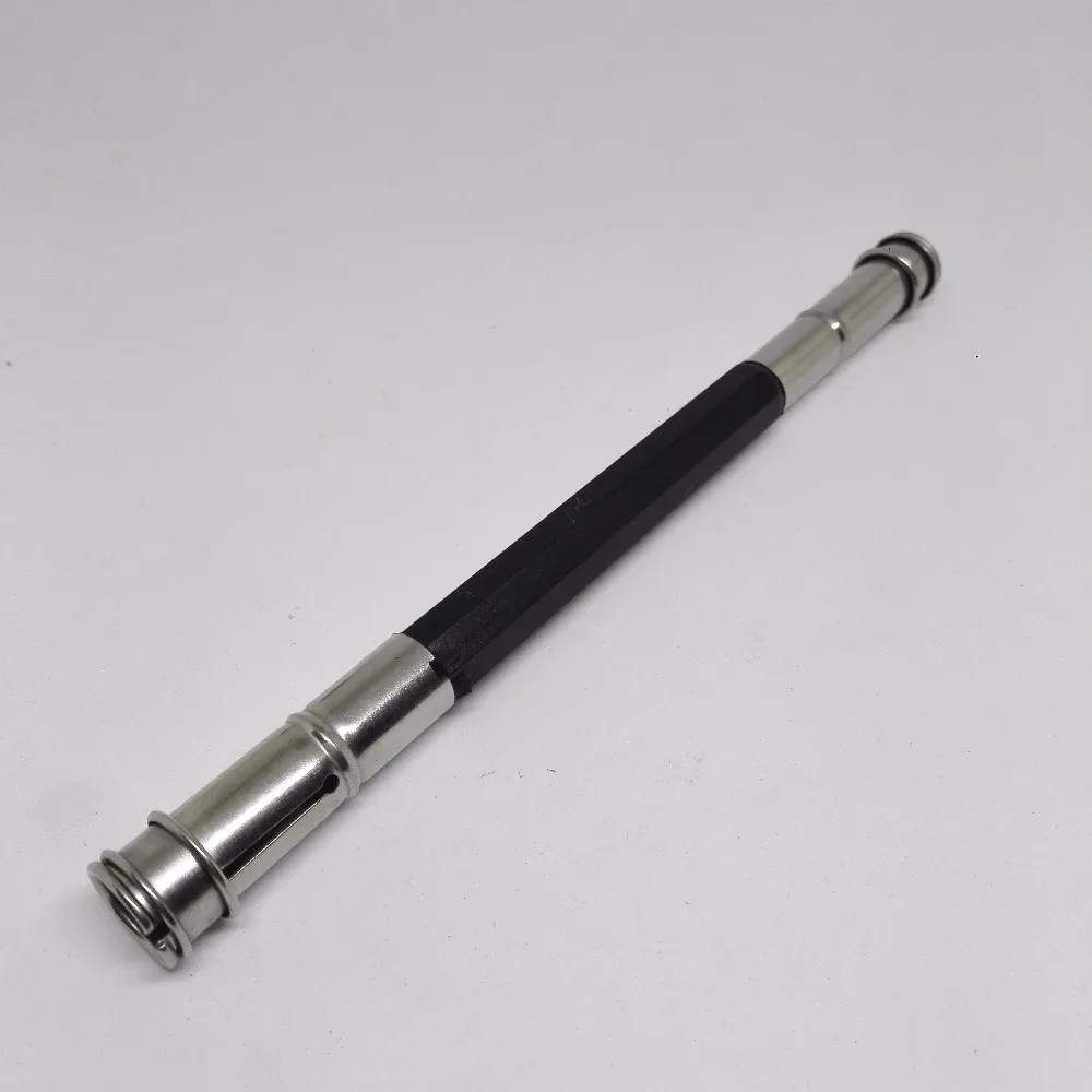 (4 pencil titular + 2 sharpner + 1 apagador) extensor de lápis duplo, extensor de lápis com 8mm e 9mm
