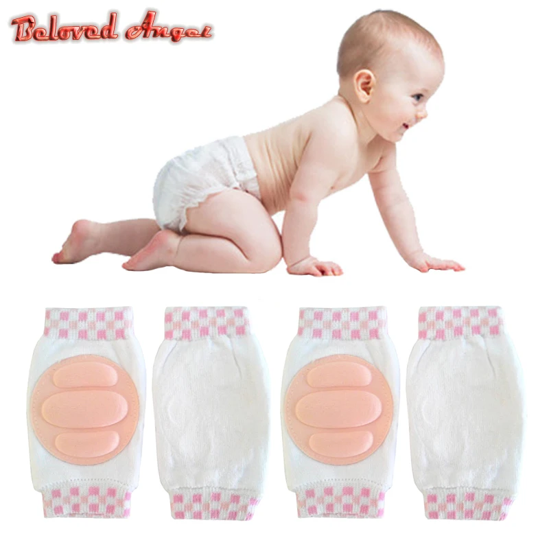 1 Pair Baby Knee Protection Pads Cotton Harnesses Leashes Safety Crawling Elbow Cushion Kids Knee Protectors Children  Clothing