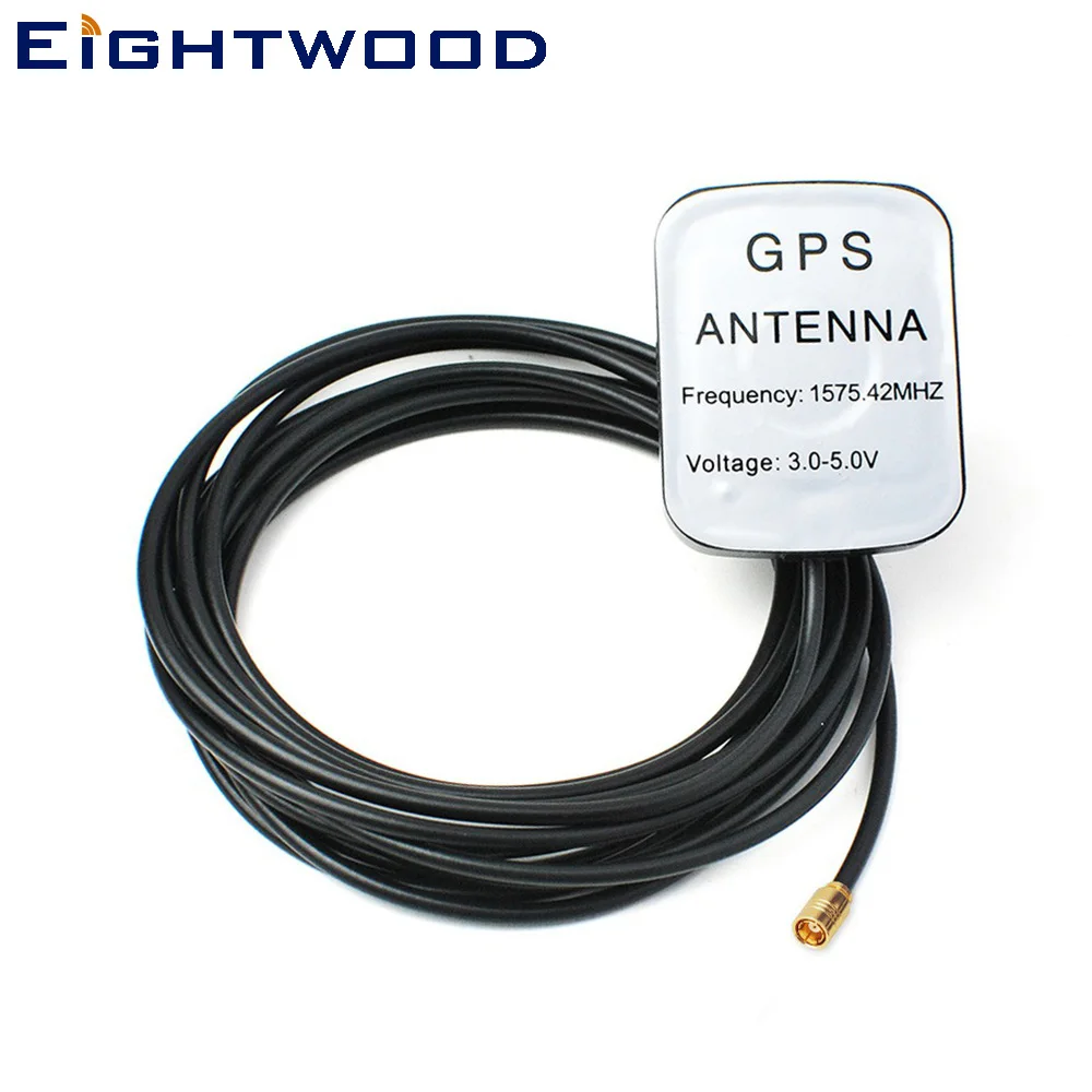 

Eightwood GPS Antenna with SMB Jack for Verizon Samsung 3G Network Extender Plus Led Light Key Chain Low Noise Amplifier 3.0 dB