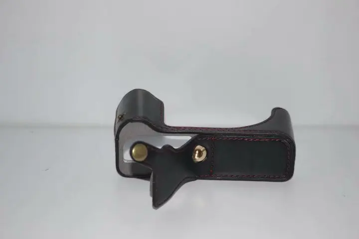 Funda inferior de cámara de PU, media bolsa, cubierta para Canon PowerShot G5X G 5X, apertura de batería