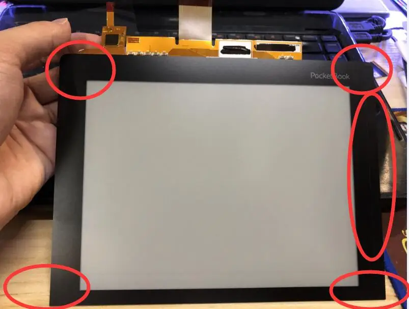 Original 8 inches With touch screen backlight HD Eink Screen for pocketbook 840 eBook Reader LCD Display